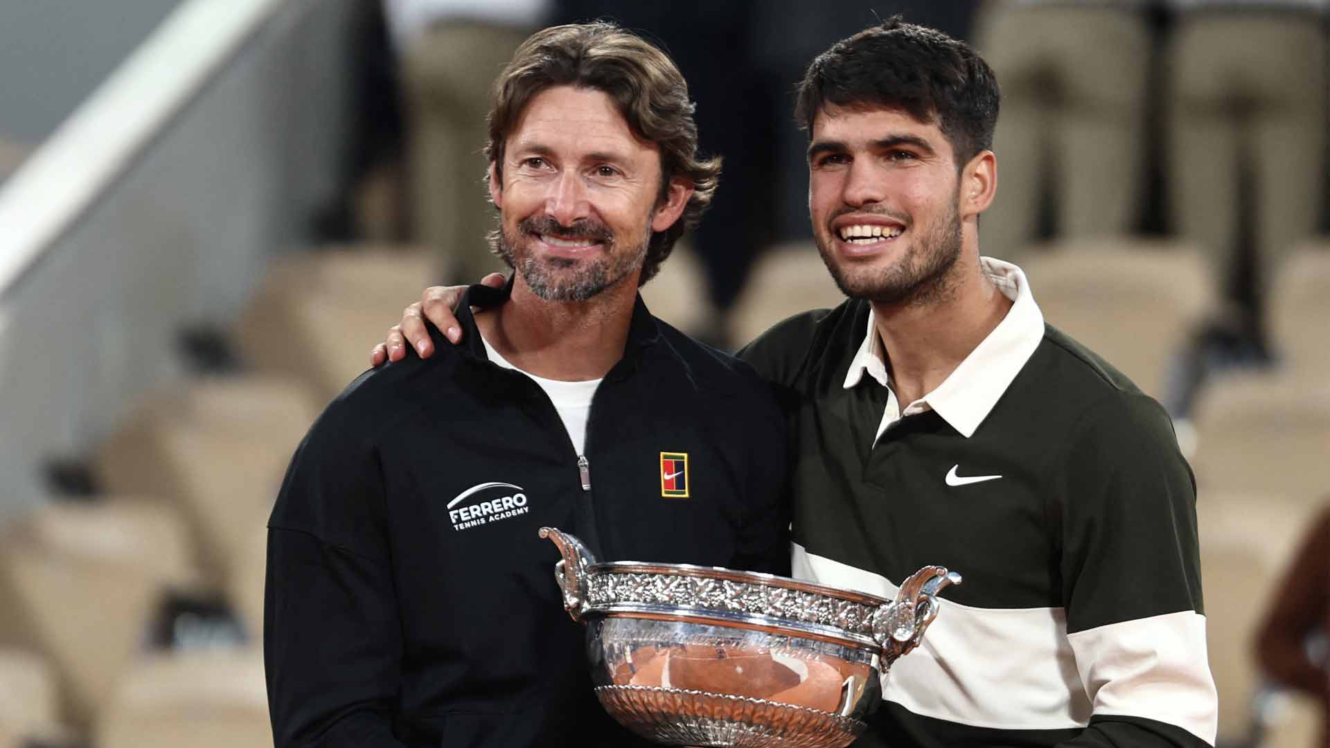 Carlos Alcaraz y Juan Carlos Ferrero