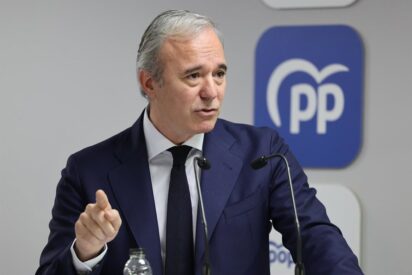 Jorge Azc&oacute;n, presidente de Arag&oacute;n y l&iacute;der del PP.