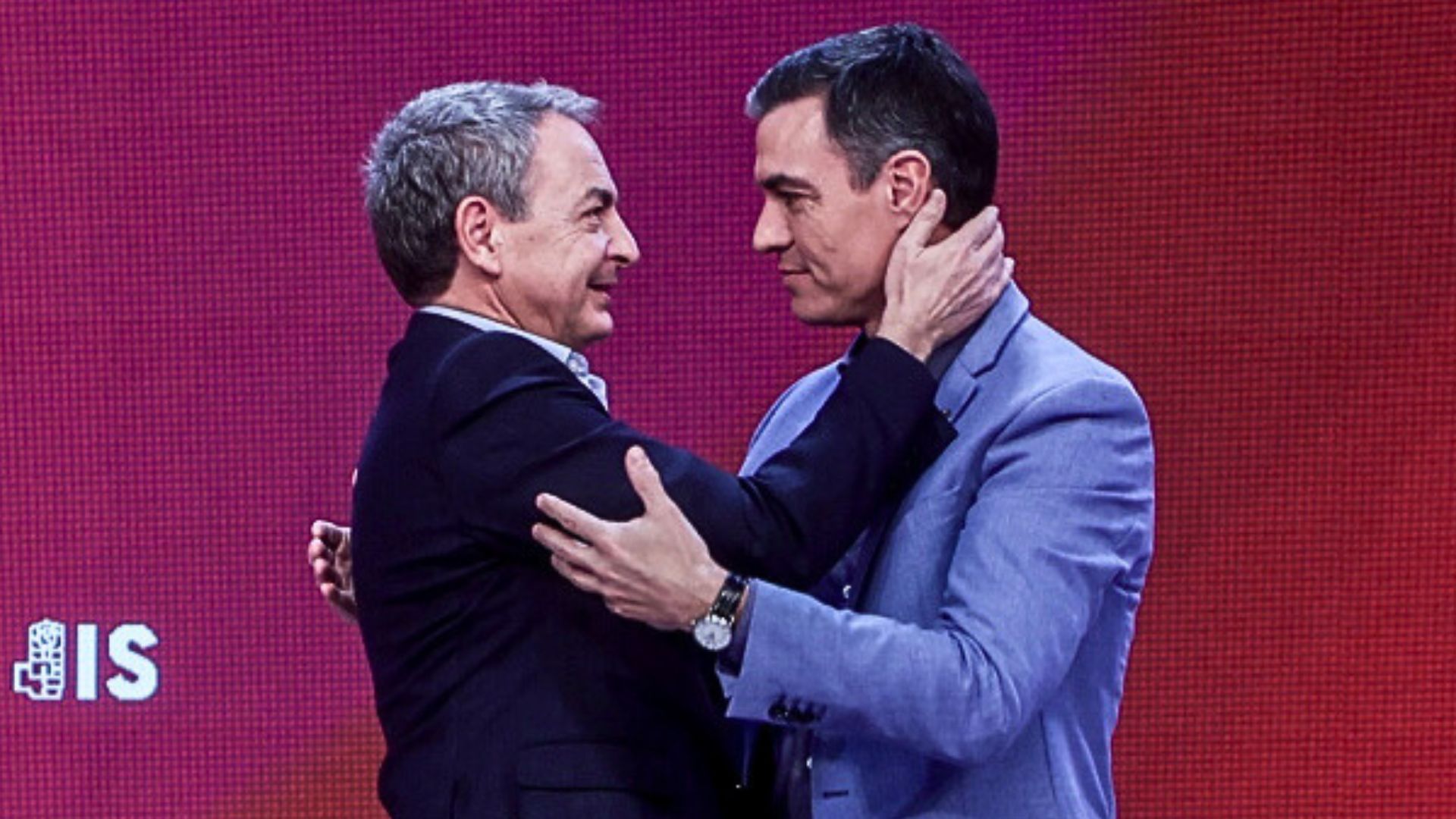 Jos&eacute; Luis Rodr&iacute;guez Zapatero con Pedro Sánchez