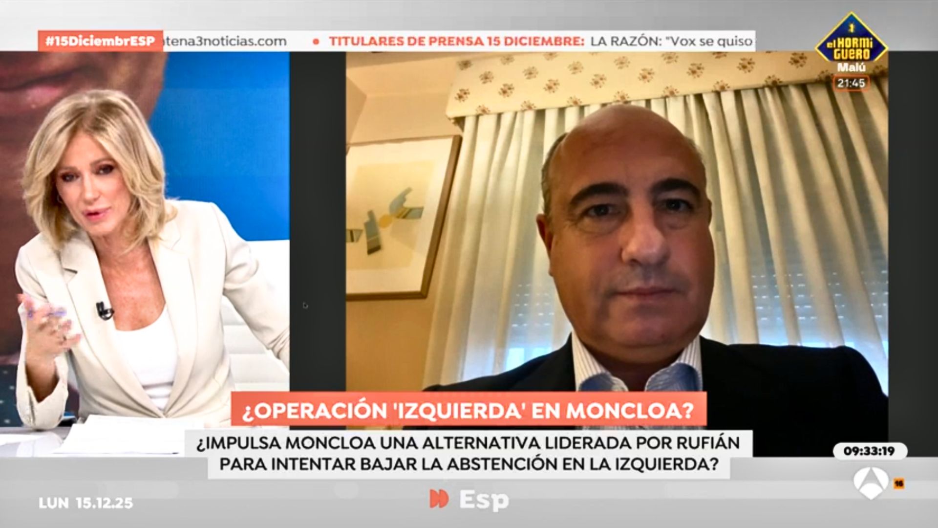 Un experto de Susanna Griso amarga el turrón a María Jesús Montero al truncarle su futuro en Andalucía