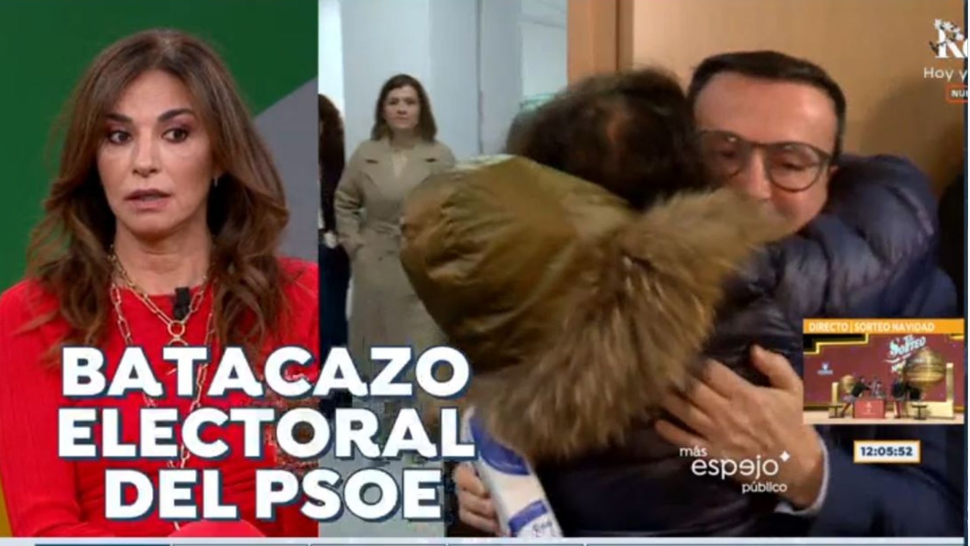 La periodista Maril&oacute; Montero en 'Espejo P&uacute;blico' (Antena 3)