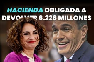 Hacienda obligada a devolver 6.228 millones
