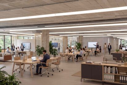 NN Working presenta Travessera de les Corts, m&aacute;s de 1.300 m&sup2; de oficinas di&aacute;fanas reformadas en Barcelona