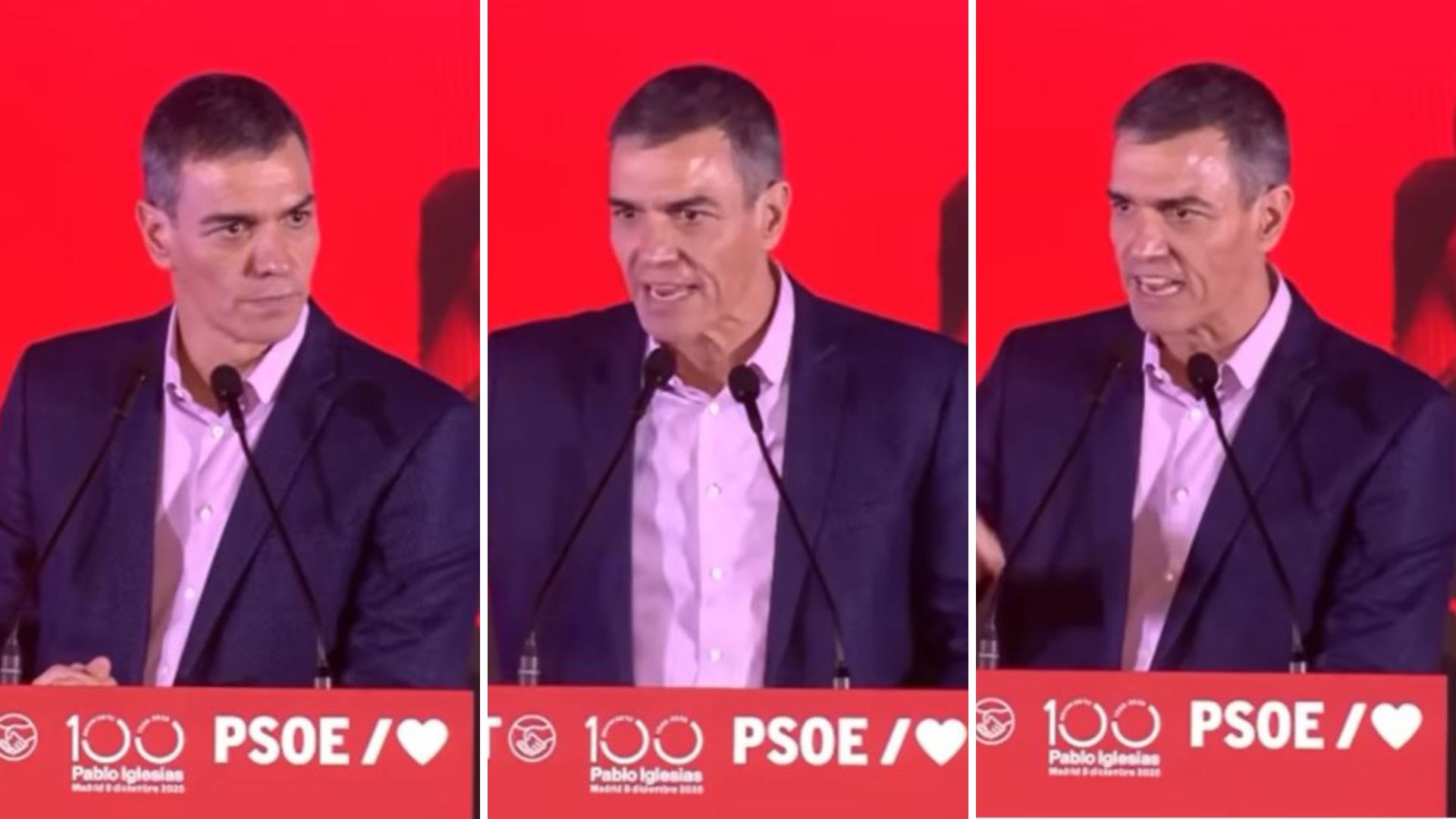 Sánchez se bunkeriza y no asiste al Congreso en medio del espectáculo dantesco del PSOE