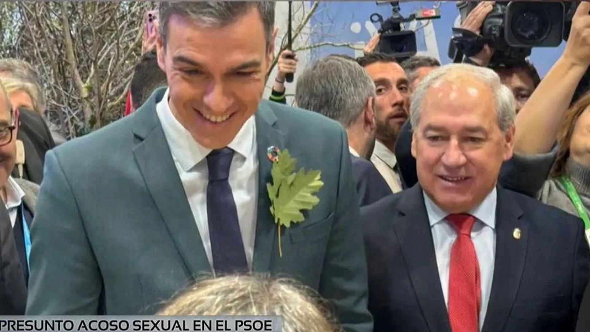Pedro Sánchez y José Tomé.