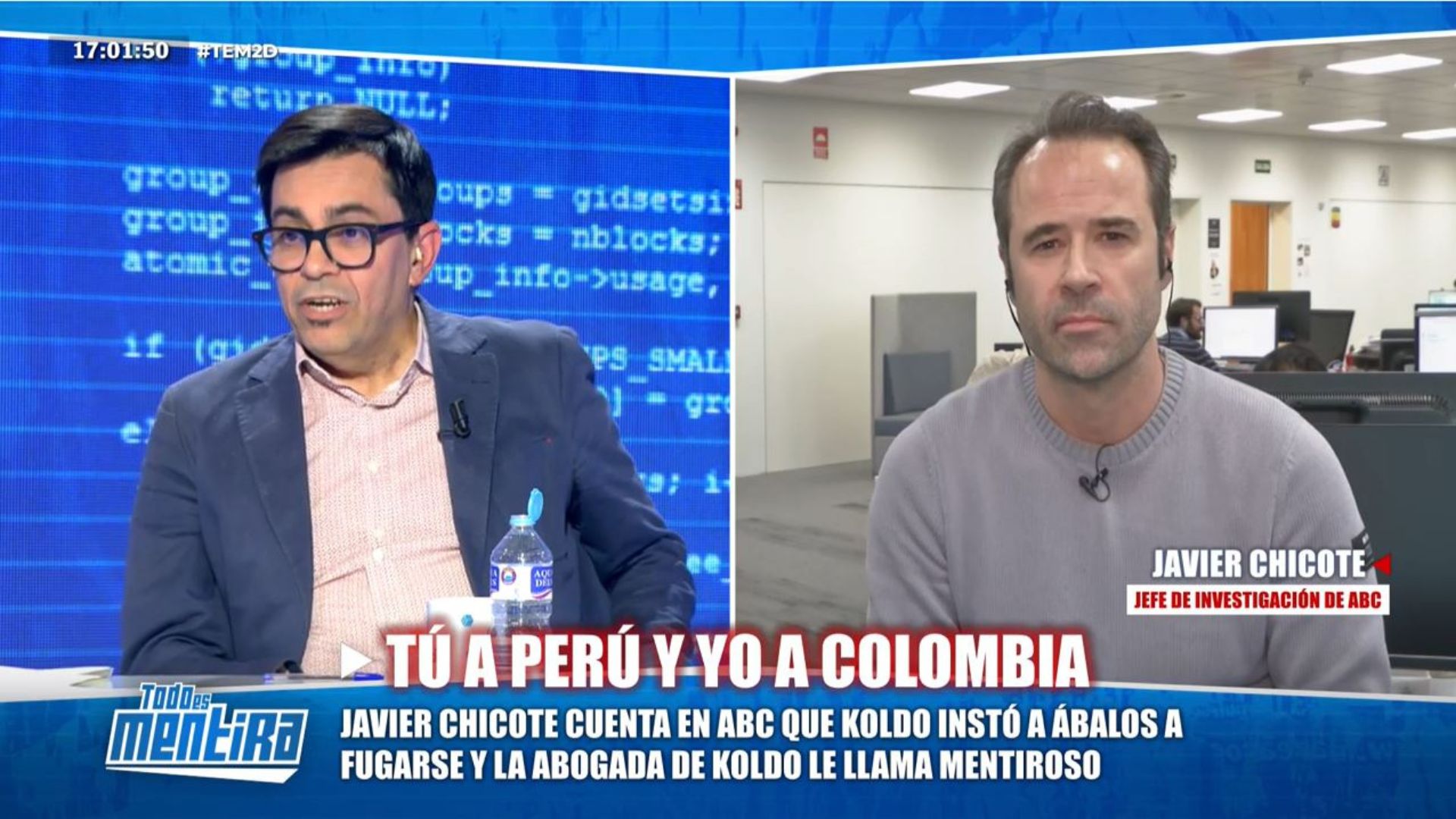 El bocazas Pisarello difama a Javier Chicote en directo y hace un ridículo espantoso: “O rectificas o te demando”