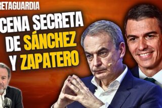 Cena clandestina de S&aacute;nchez y Zapatero en Madrid con sus familias