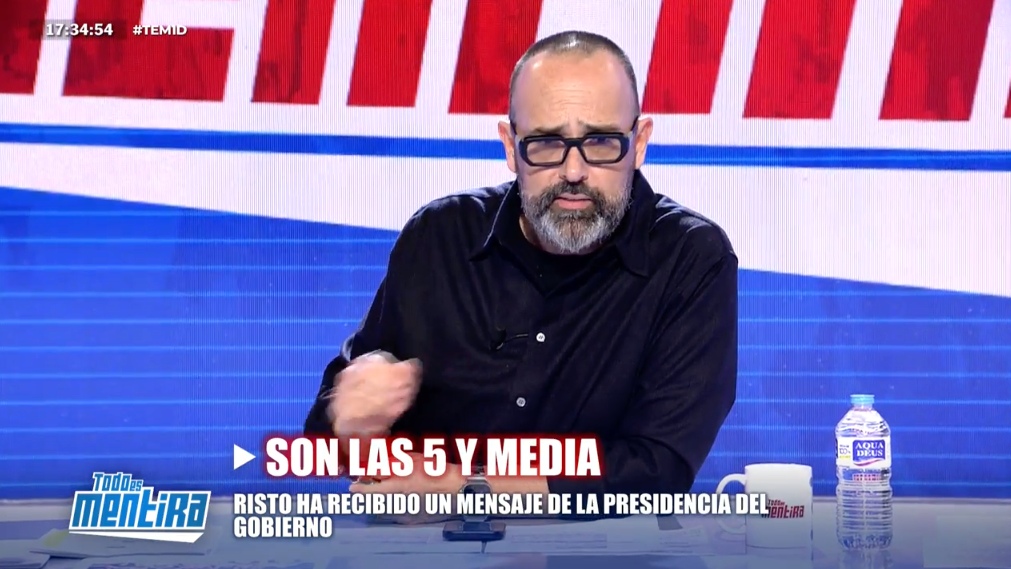 Risto Mejide acepta la invitación de Pedro Sánchez a la Moncloa y promete contar todo en directo