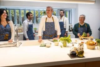 Alfonso Rueda y parte de su equipo de gobierno. 