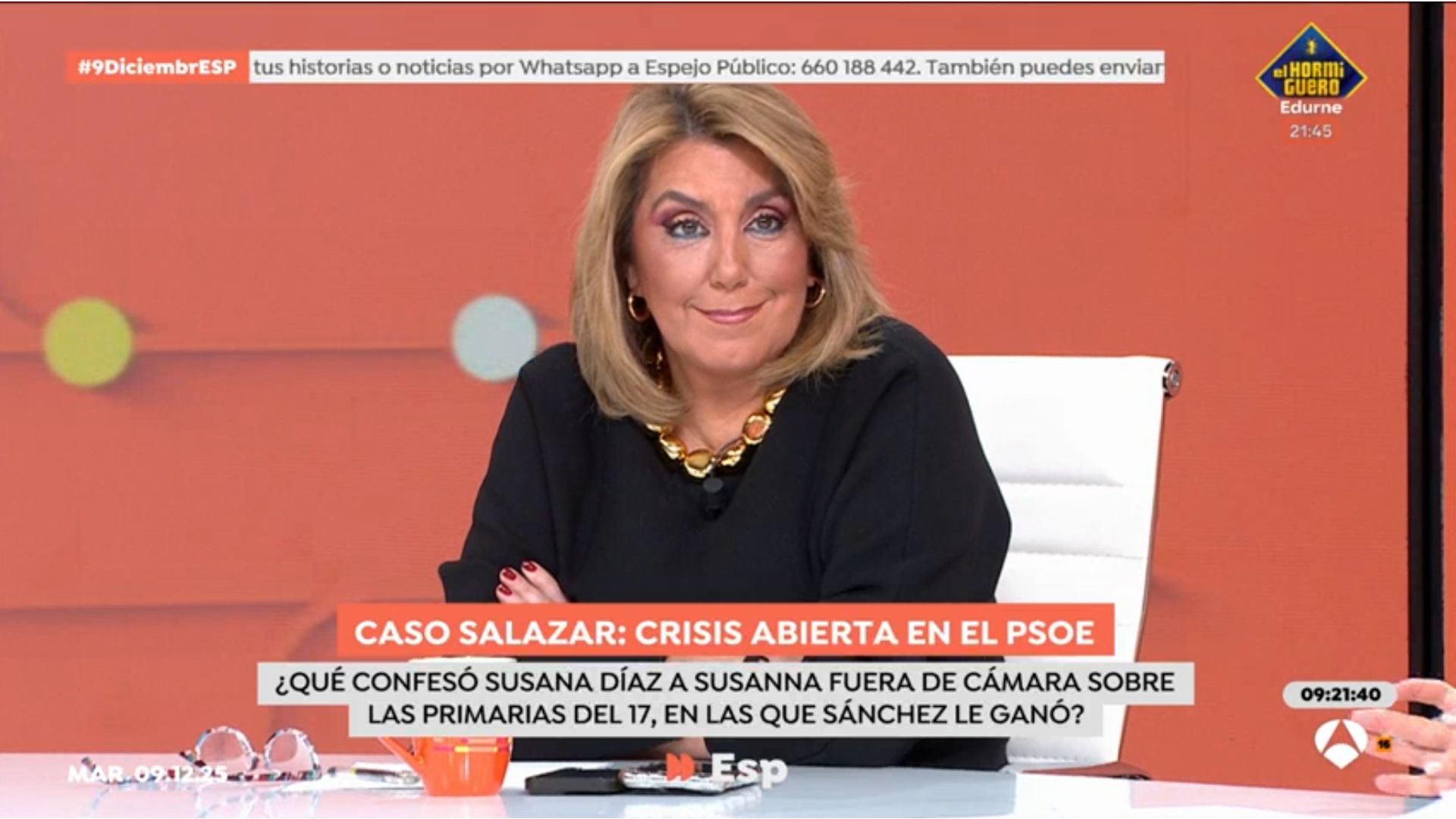 Susana Díaz sigue tirando de la lengua sobre las primarias del PSOE que apestan a sauna