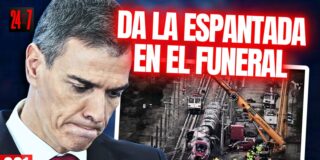 Pedro S&aacute;nchez, el galgo de Paiporta, da la espantada en el funeral de las v&iacute;ctimas de Adamuz