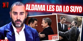 Aldama coge la cesta de las chufas y le da lo suyo a S&aacute;nchez, Zapatero y &Aacute;balos