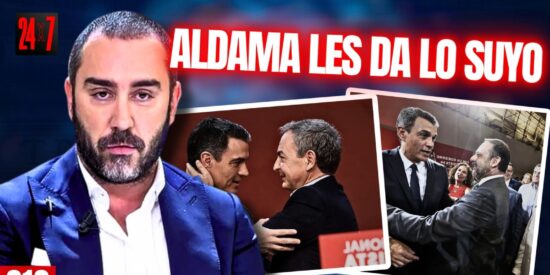 Aldama coge la cesta de las chufas y le da lo suyo a S&aacute;nchez, Zapatero y &Aacute;balos