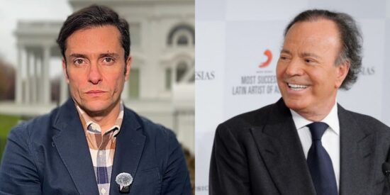 David Alandete y Julio Iglesias.