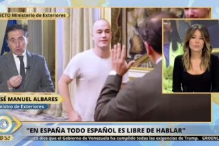 Jos&eacute; Manuel Albares y Ana Terradillos.