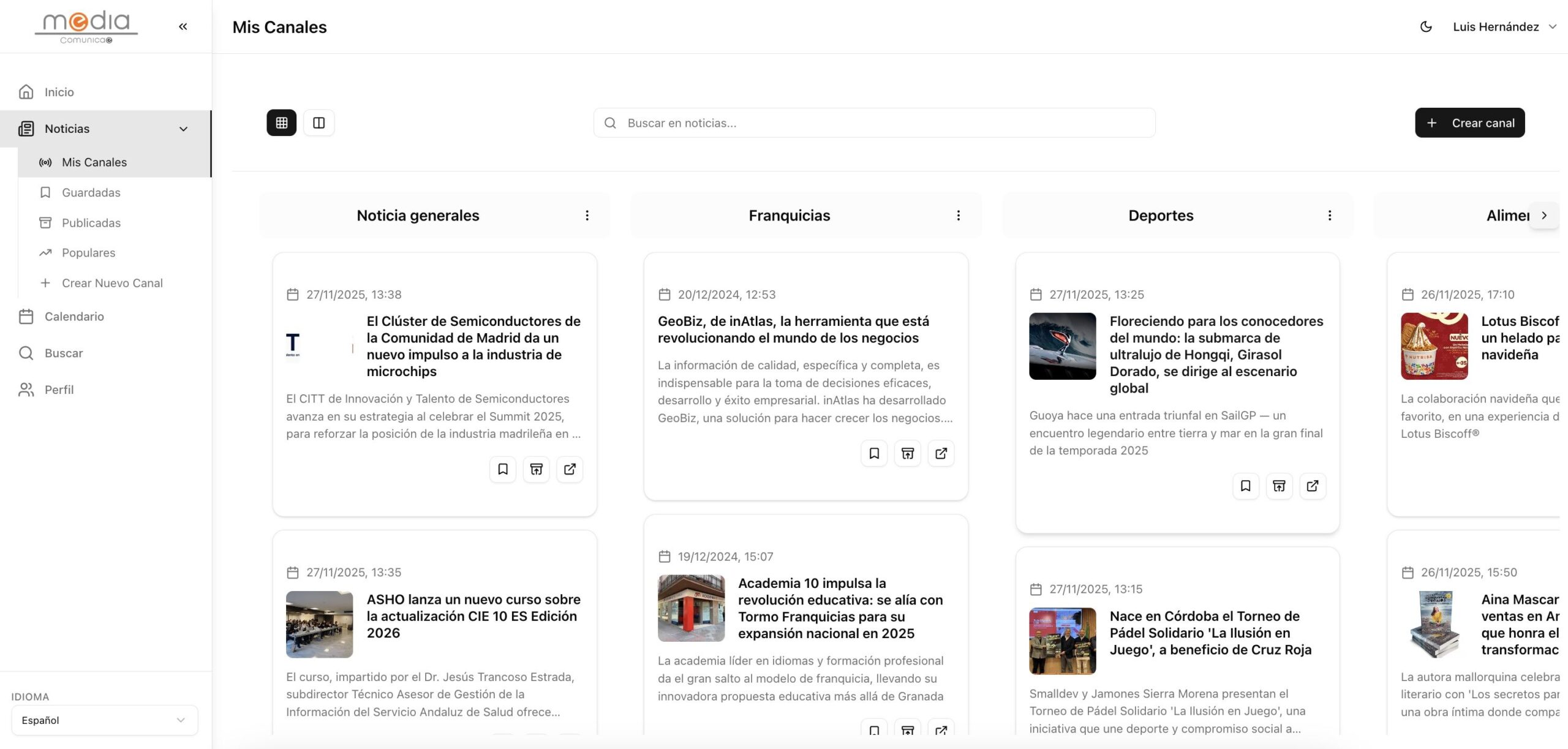 Comunicae renueva su plataforma Comunicae Media para facilitar a periodistas la gesti&oacute;n de notas de prensa