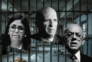 Delcy Rodríguez, el 'Pollo' Carvajal y Jorge Rodríguez