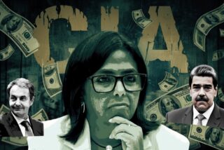 Delcy Rodr&ntilde;iguez, Zapatero, Maduro, los 50 millones de recompensa y la tesis del 'topo' traidor