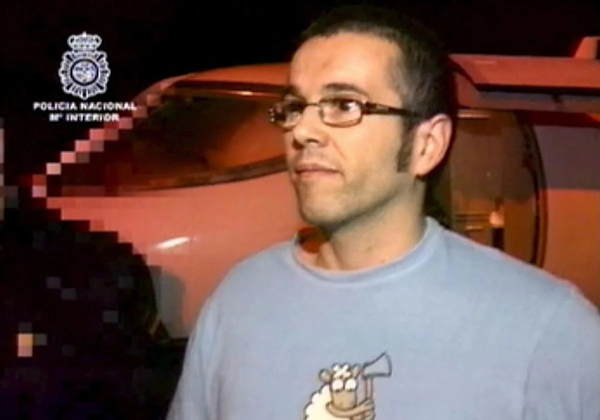 El asesino etarra Ibán Apaolaza, en 2008, cuando fue extraditado de Canadá a España