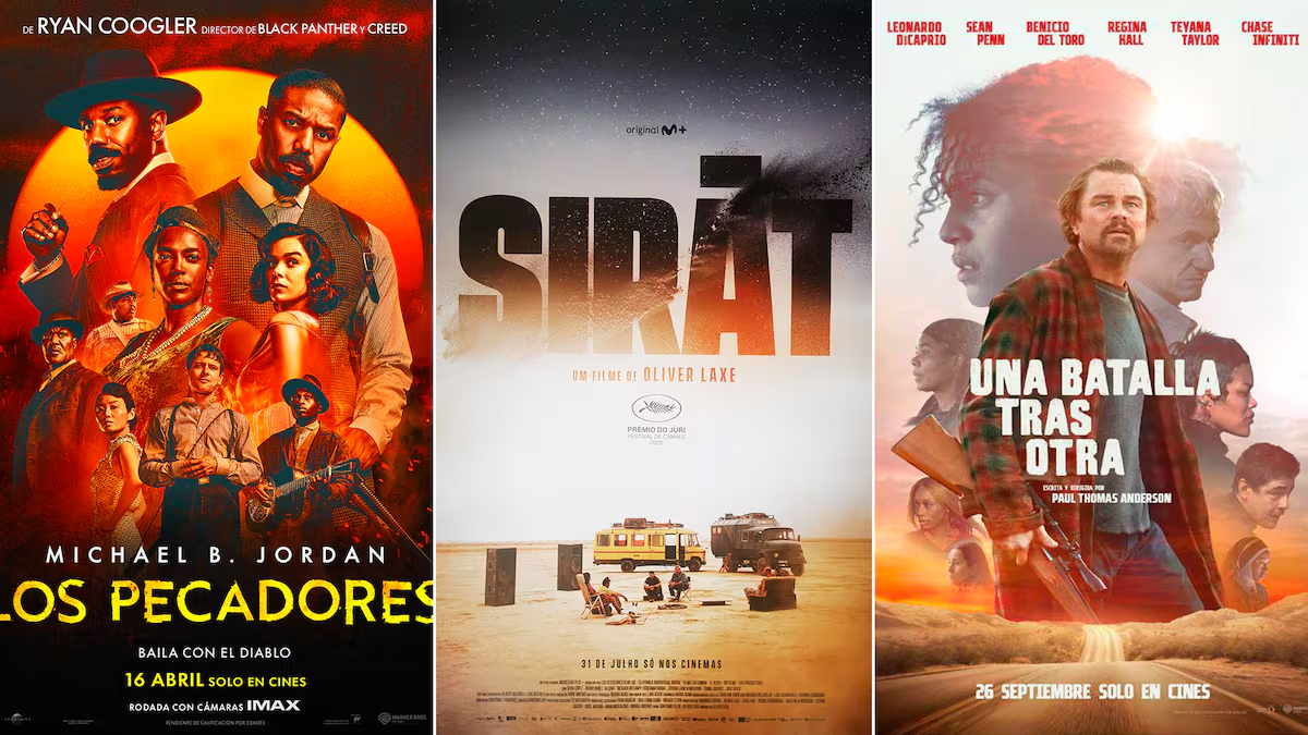 El cartel de 'Los Pecadores', 'Sirât' y 'Una Batalla tras Otra'