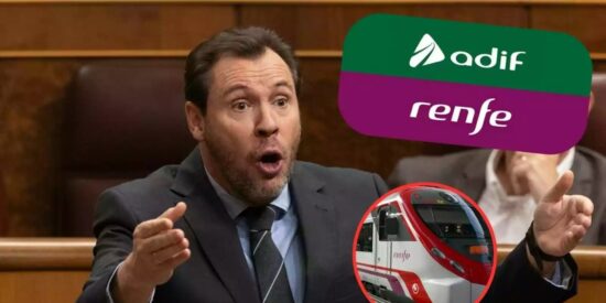El socialista Óscar Puente, Renfe, Adif y los trenes