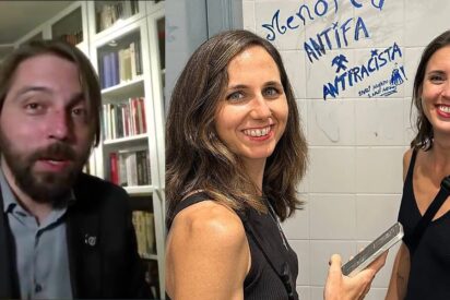 Juan Soto Ivars, Ione Belarra e Irene Montero.