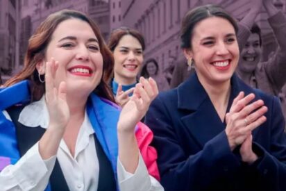 Irene Montero, exministra de Igualdad, y la exsecretaria de Estado de Igualdad, Ángela Rodríguez 'Pam'