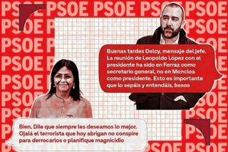 Las conversaciones por Whatsapp de la chavista Delcy y el comisionista Aldama