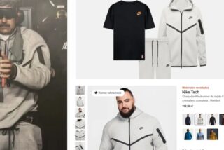 Maduro con el chandal de Nike