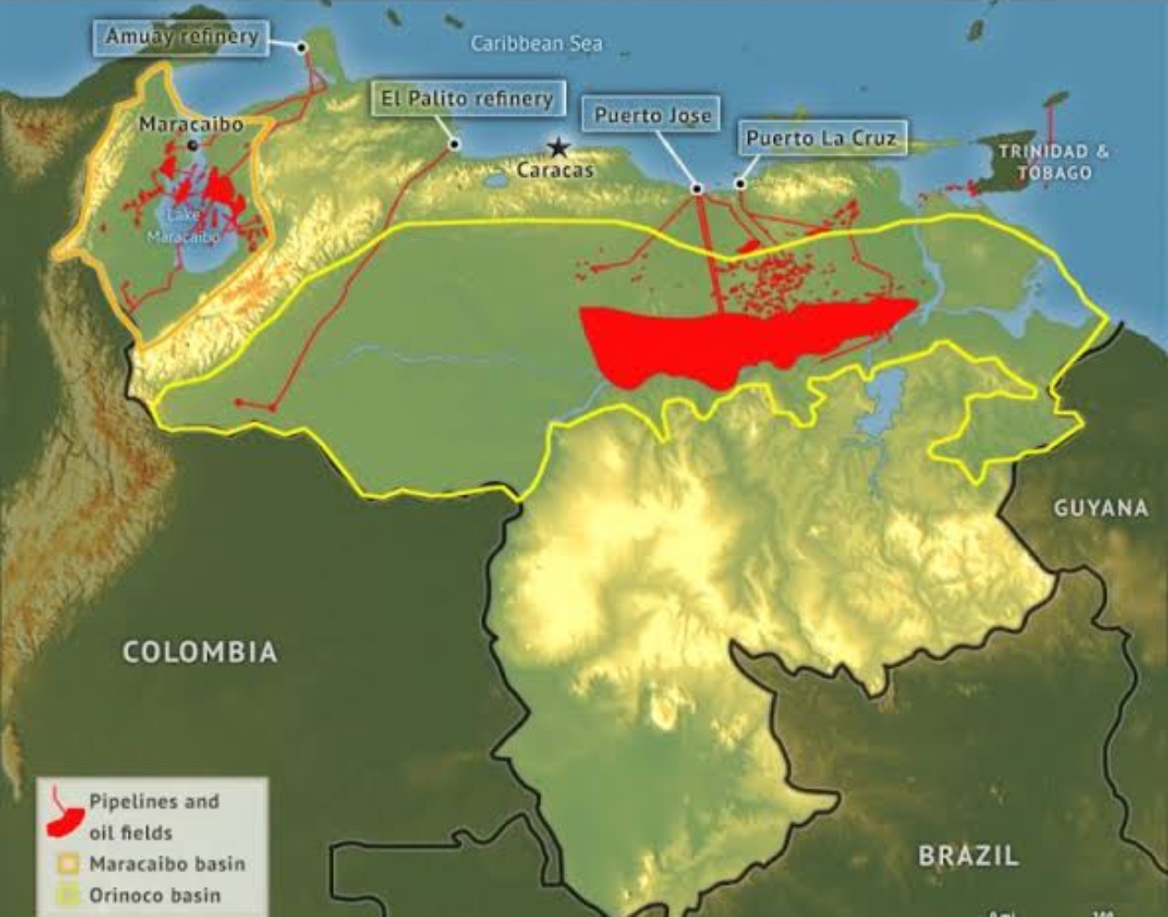Mapa del petróleo venezolano (1)
