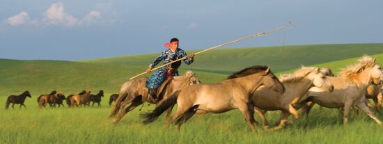 Nomadas en Mongolia 