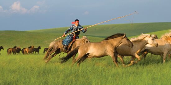 Nomadas en Mongolia 