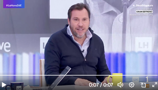 Puente agradece a la sanchista Intxaurrondo su entrevista masaje y atribuye el caos en Catalu&ntilde;a a "un ciberataque"