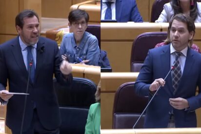 &Oacute;scar Puente y el senador popular por Córdoba, Fernando Priego.