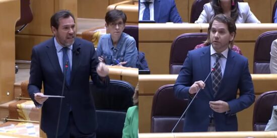 &Oacute;scar Puente y el senador popular por Córdoba, Fernando Priego.
