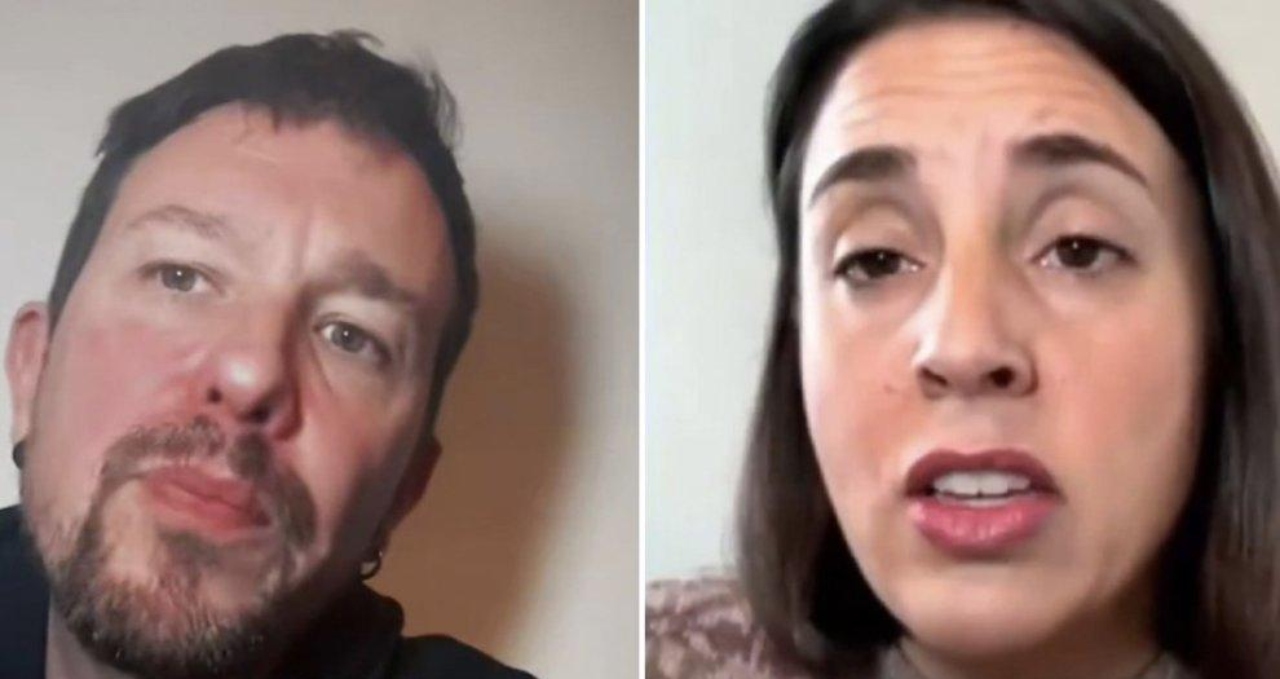 Pablo Iglesias e Irene Montero y la marca de las gafas de esqu&iacute;.