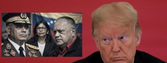 Padrino, Delcy, Cabello y Trump