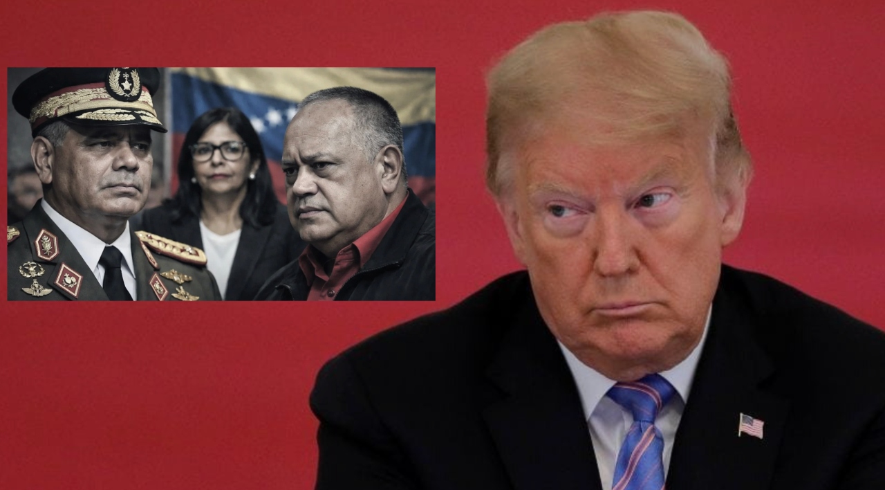 Padrino, Delcy, Cabello y Trump