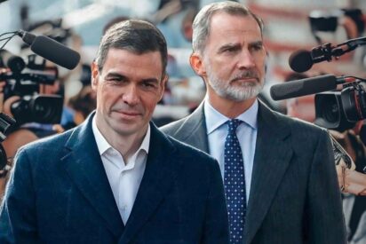 Pedro Sánchez y el Rey Felipe VI