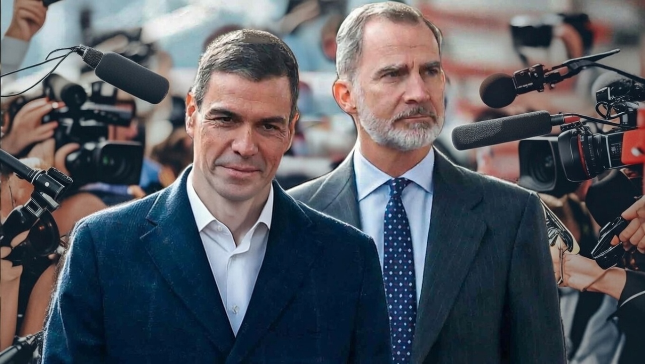 Pedro Sánchez y el Rey Felipe VI