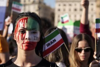 Protestas contra el r&eacute;gimen de los ayatolás en Irán