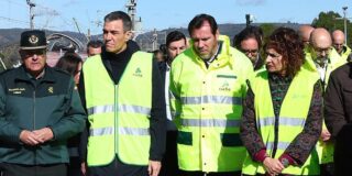 Pedro S&aacute;nchez, &Oacute;scar Puente y Mar&iacute;a Jes&uacute;s Montero.