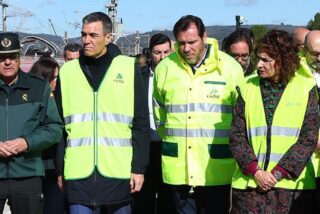 Pedro S&aacute;nchez, &Oacute;scar Puente y Mar&iacute;a Jes&uacute;s Montero.