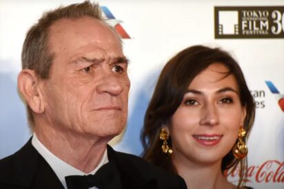 Tommy Lee Jones y su hija Victoria,