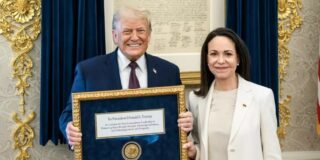 Trump y María Corina Machado, en la Casa Blanca