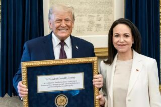 Trump y María Corina Machado, en la Casa Blanca