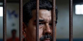 Un meme de Nicolás Maduro, entre barrotes