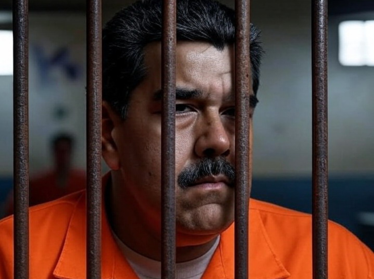 Un meme de Nicolás Maduro, entre barrotes