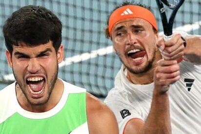 Carlos Alcaraz y Alexander Zverev.