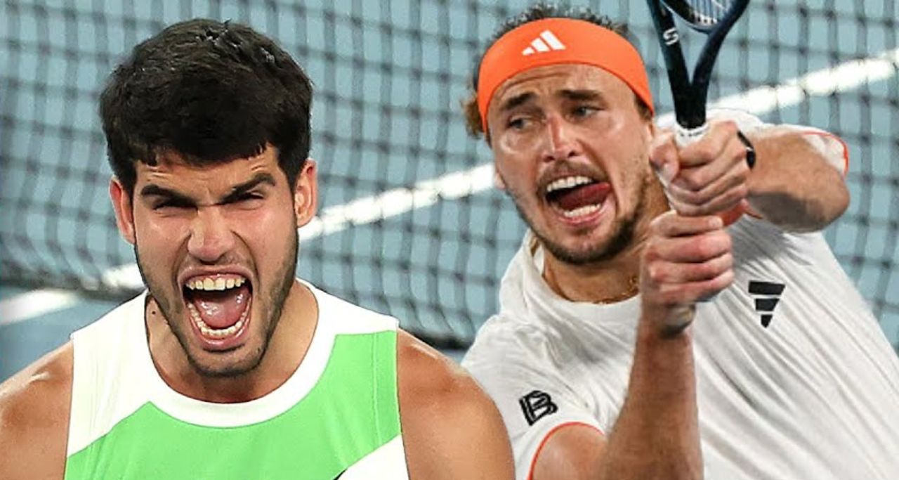 Carlos Alcaraz y Alexander Zverev.